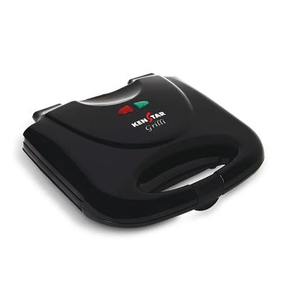 GRILLI 750 Watt Grill Sandwich Maker, Cool Touch, Non Stick Coating Electric Toaster Griller Sandwich Maker - Black