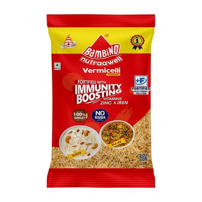 Bambino Regular Vermicelli Seviyan | Pure Suji | No Maida | Protein Rich