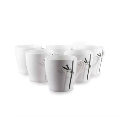 Fine Ceramic Master Coffee Mug Set Of 6 | Cups For Tea and Coffee | Mug Set | Gift Set