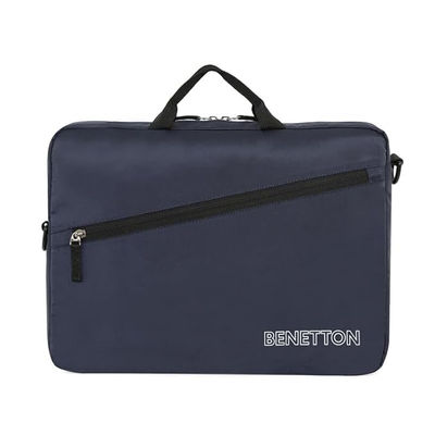 Unisex Solid Polyester 15.6 L Laptop Sleeve | Navy - Standard