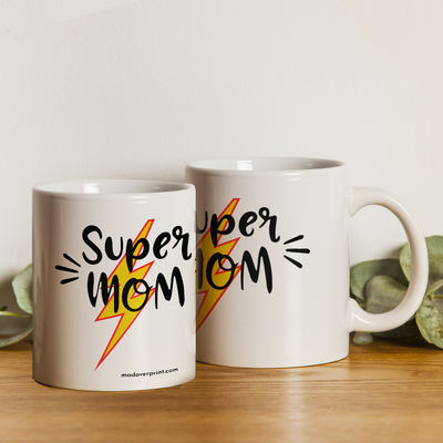 Mad Over Print's Super Mom Mug