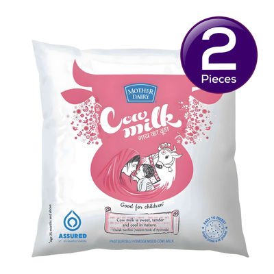 Fresh Cow Milk (Pouch) Combo