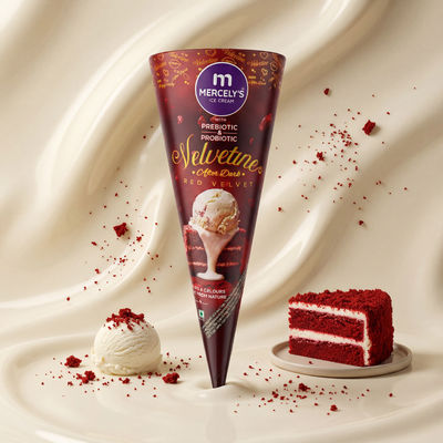 Mercely's Red Velvet Velvetine Ice Cream Cone