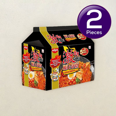 Hot and Spicy Korean Chicken Flavoured Ramen Instant Noodles | 5 in 1 pack Combo