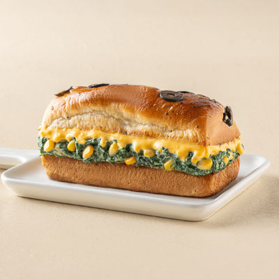 Spinach Corn Focaccia Sandwich