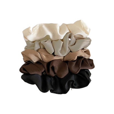 Multicolor Regular-Use Satin Scrunchies
