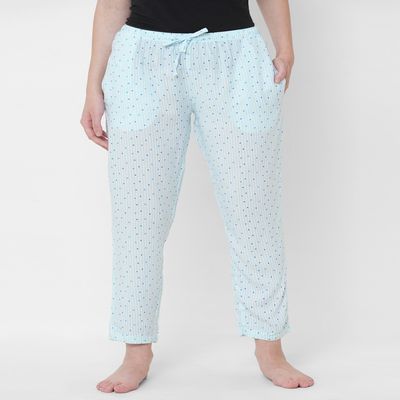Urban Scottish Women s USWPJ510 Striped Lounge Pyjama Pants | Blue - L