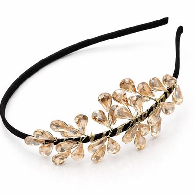 Hair Accessories | Crystal Leaf Headband