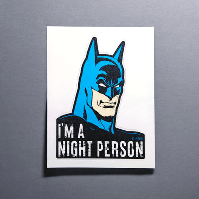 I'm A Night Person - Batman Official Sticker