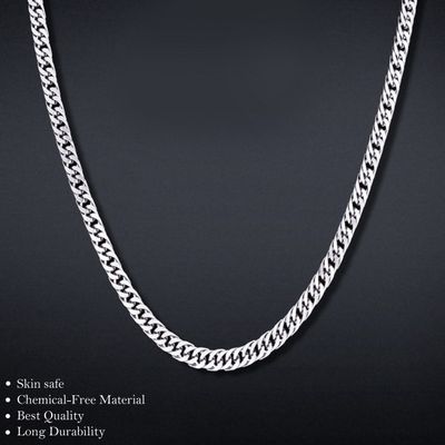 Men's Interlink Chain Silver 20 Inches