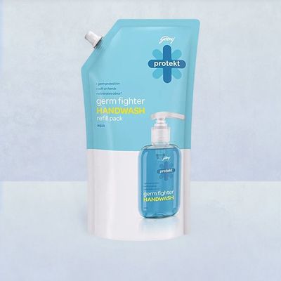 Germ Fighter Handwash Refill Pack - Aqua