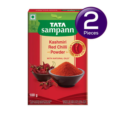 Kashmiri Red Chilli Powder with Natural Oils Kashmiri Lal Mirch Powder Combo