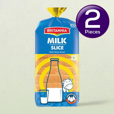 Britannia Milk Slice White Bread Combo
