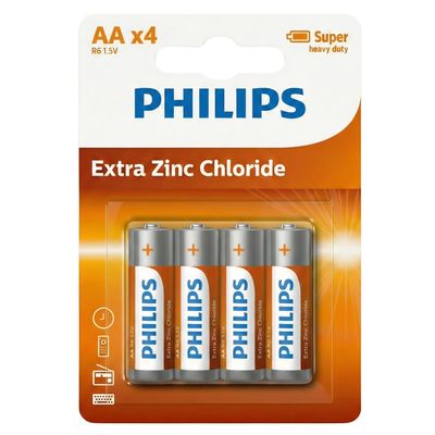 Philips Extra Zinc AA R6L4B94 Battery
