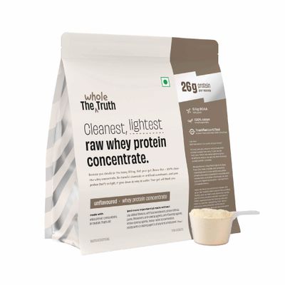Unflavoured Whey Protein Concentrate (26g Protein Per Scoop)