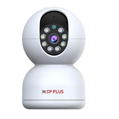 EZ-P31 3MP Smart Wi-fi CCTV Camera | 360Degree & Full HD Home Security | Full Color Night Vision | 2-Way Talk | Advanced Motion Tracking | SD Card Support (Upto 256GB) | IR Distance 20Mtr - White