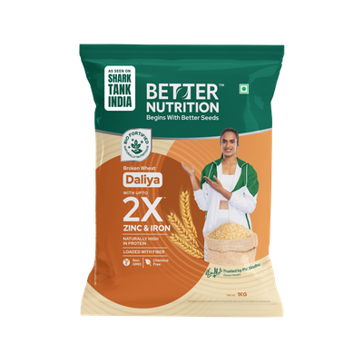 Biofortified Daliya | High Protein | Rich In Iron & Zinc