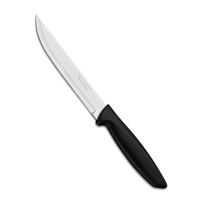 Plenus Stainless Steel Kitchen Knife Chaku, 12 Cm 5.9 Inch | Edge Knife | Black