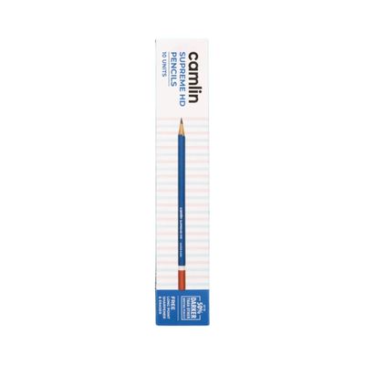Camlin Supreme Hd Pencils Box Pencils With Eraser And Long Point Sharpener