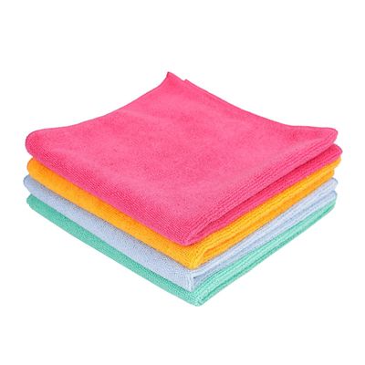 Cutting EDGE Microfiber Cleaning Cloth |Multipurpose for Home & Kitchen|Set of 4|Multicolor|40x30cm