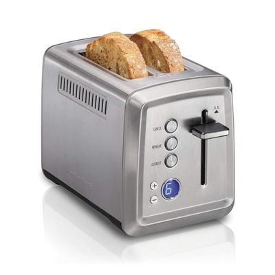 2-Slice Toaster, Reheat Setting, Toast Boost, Slide-Out Crumb Tray, Stainless Steel