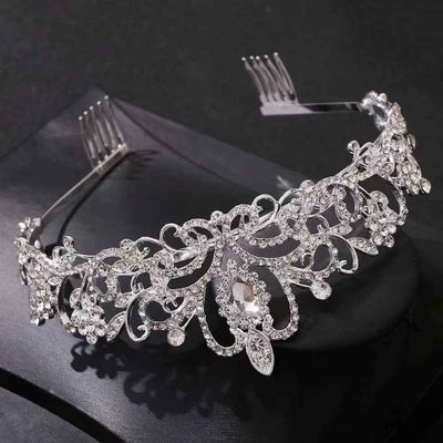 Crystal Tiara and Crown for Women Girls Kids Bridal Hair Accessories | 15412hb