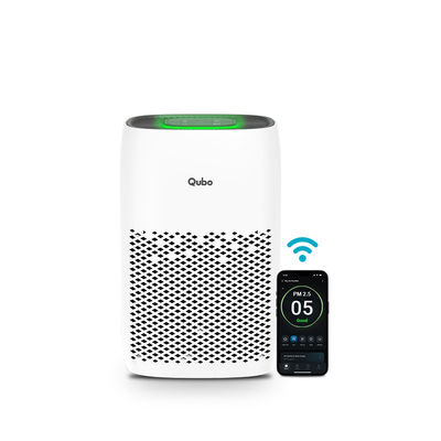 Smart 38W Air Purifier Q200 for Home by Hero Group | 200 Sqft | 99.99% Allergen Removal | HEPA H13 | 9000 Hrs Filter Life | App & Voice Control(White)