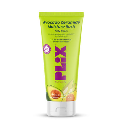 Plix The Plant Fix Avocado Ceramide Moisture Rush Fatty Cream For Barrier Repair