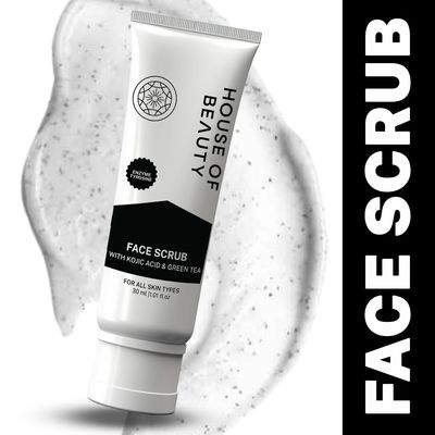 Face Scrub W/T Kojic Acid To Exfoliate | Brighten & Remove Dark Spots