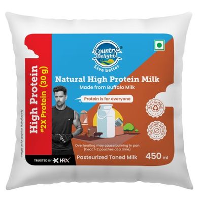 High Protein Buffalo Fresh Milk | 30g Protein