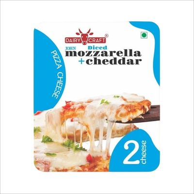 John Diced 2 Cheese (Mozzarella + Cheddar)
