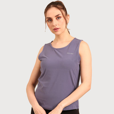 Womens Vintage Lilac Dry Fit Women Tank Top - Pack of 1 (XL) Comfort Fit, Soft Fabric