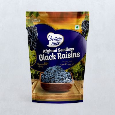Afghani Seedless Black Raisins- Premium Quality