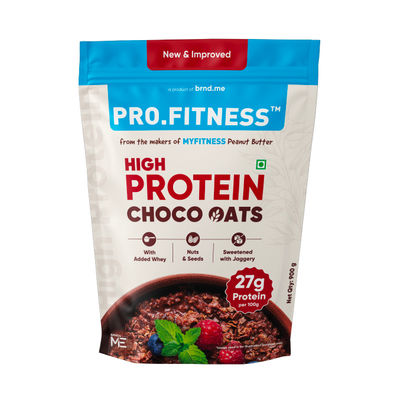 27g High Protein Oats By Myfitness|Dark Chocolate Oats With Almonds And Organic Jaggery