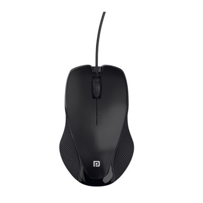 Toad 101 Wired Optical Mouse with 1200 DPI, Plug & Play, Hi-Optical Tracking, 1.25M Cable Length, 30Lakhs Click Life - Black