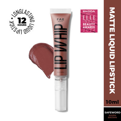 Lip Whip 12H Matte Liquid Lipstick Enriched With Vitamin E And Cherry Coffee | Safeword