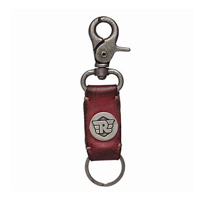 Leather Key Chain | Red
