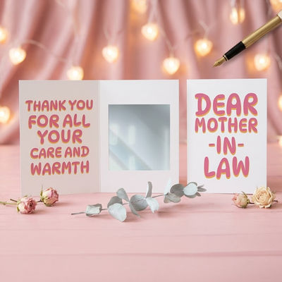 Mirror Dear Mother-in-Law Greeting Card | Mad Over Print