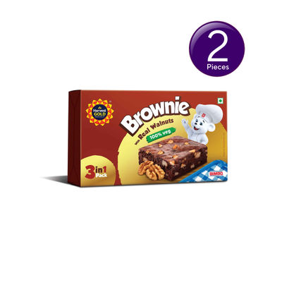 Walnut Brownie | Bakery Delight| Combo