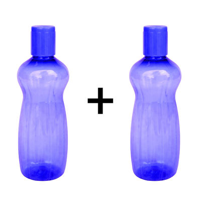 Princeware Astra Pet Fridge Water Bottle 950 ml | Blue Combo