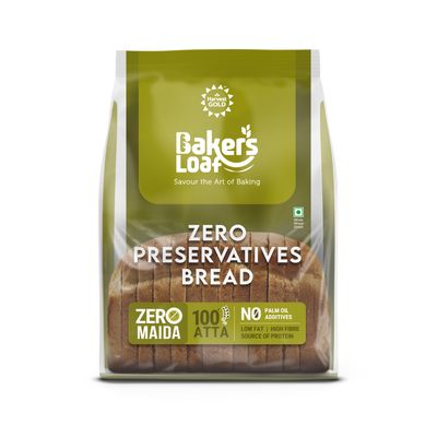 Zero Preservatives Whole Wheat Bread