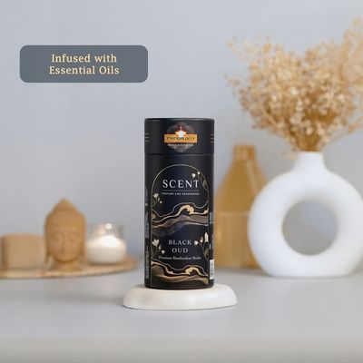 Scent Premium Bambooless Dhoop Sticks | Black Oudh Fragrance | Mangaldeep