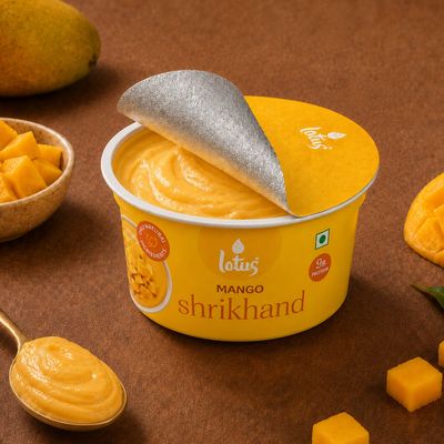 Lotus Mango Shrikhand