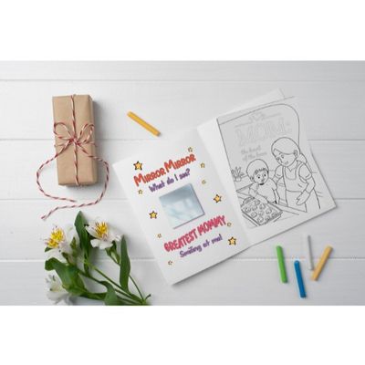 Mirror Greatest Mommy Greeting Card | Mad Over Print