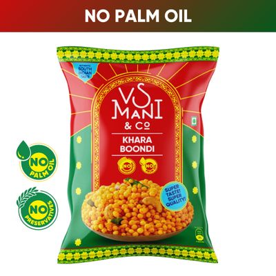 Khara Boondi, No Palm Oil