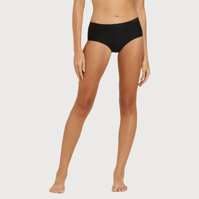 Van Heusen Women Black No Visible Panty Line Easy Stain Release Gusset Hipster Panty - S/M