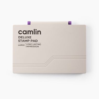 Camlin Deluxe Large Stamp Pad, Colour - Violet