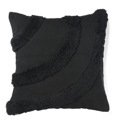 Cotton Cushion Cover | Black