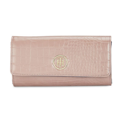 Women's Textured PU Wallets | Pink - One Size