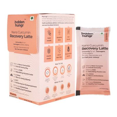 Nano Curcumin Recovery Latte- Peach